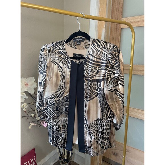 R&M Richards Women Jacket and Tank Top Set Size 6 Petite Work Career Blouse - Picture 6 of 9